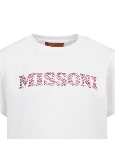 T-shirt con logo MISSONI KIDS | MY8A91 Z3672100